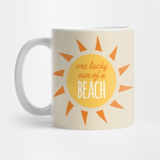 Funny Sun of a Beach Pun Mug